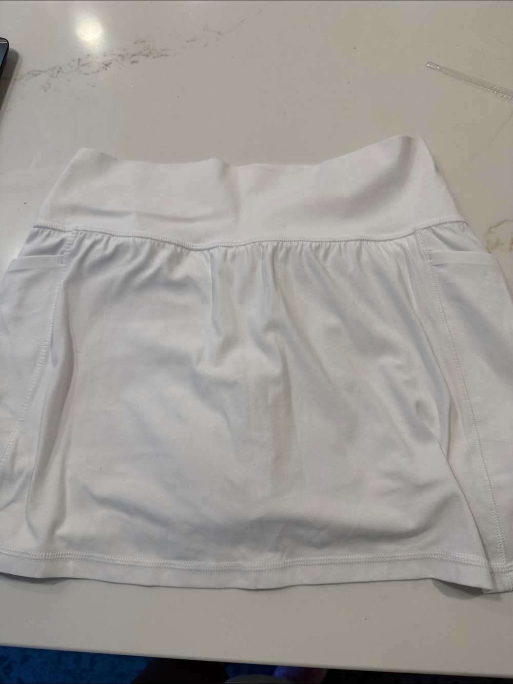 Athleta White Athletic Skirt